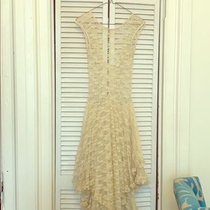 Free People long lace dress